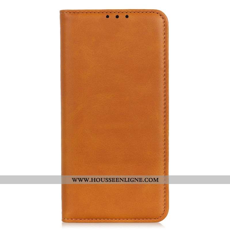 Flip Cover iPhone 16 Pro Max Cuir Fendu