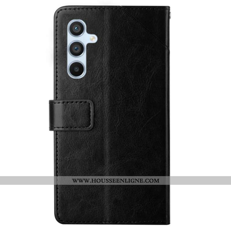 HT01 Pour Samsung Galaxy A55 5G Étui Portefeuille Rabattable