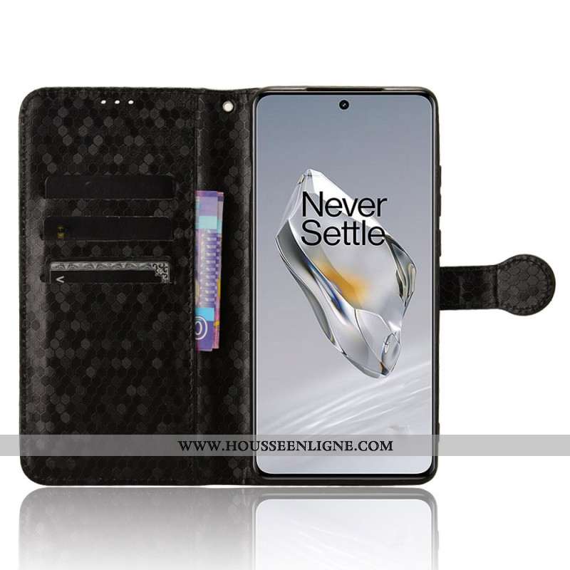 Housse OnePlus 12 5G Pointillés Brillants à Lanière