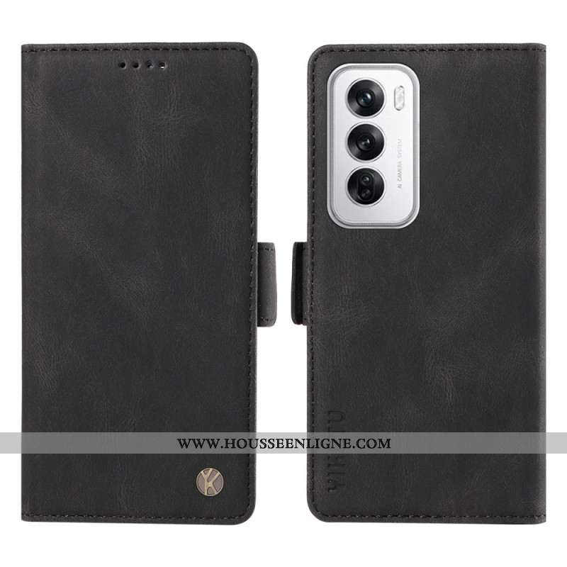 Housse Oppo Reno 12 5G Double Fermoir YIKATU
