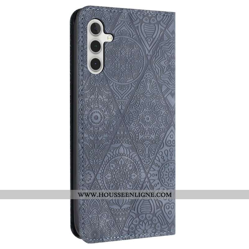 Housse Samsung Galaxy A16 4G / 5G Motif Floral et Lanière