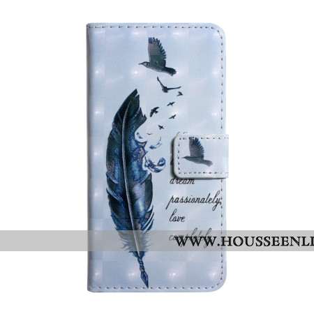 Housse Samsung Galaxy A16 4G / 5G Plume Bleue