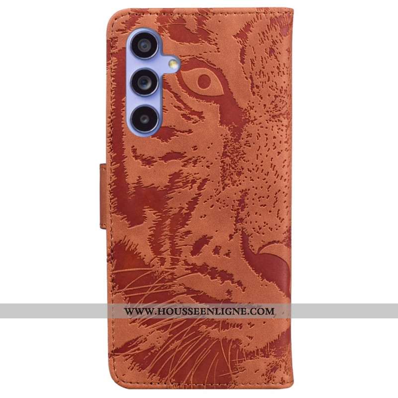 Housse Samsung Galaxy A55 5G Empreinre de Tigre