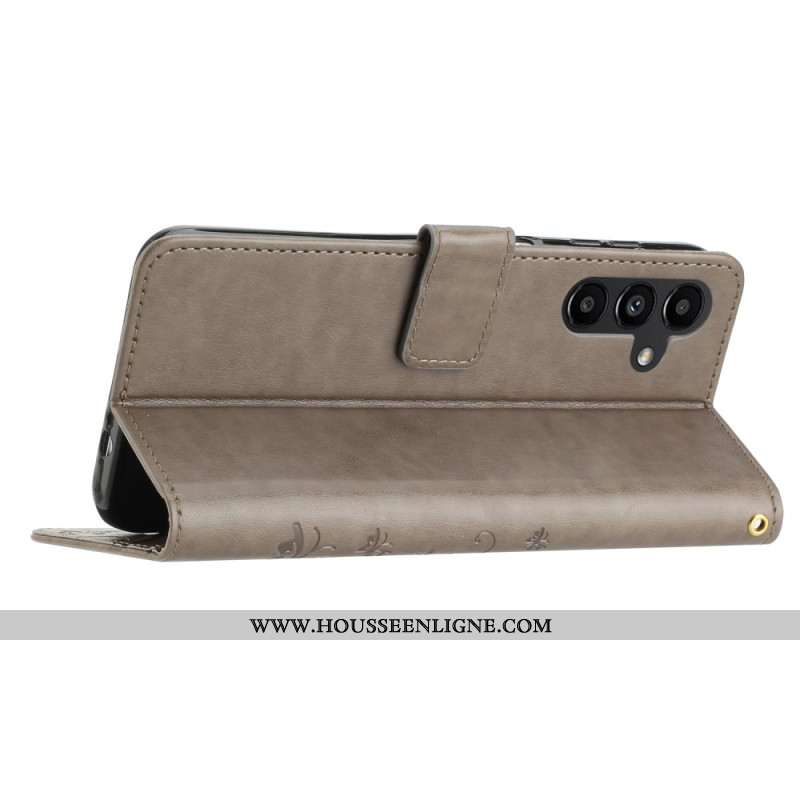Housse Samsung Galaxy S24 FE Motif de Papillons et Fleurs