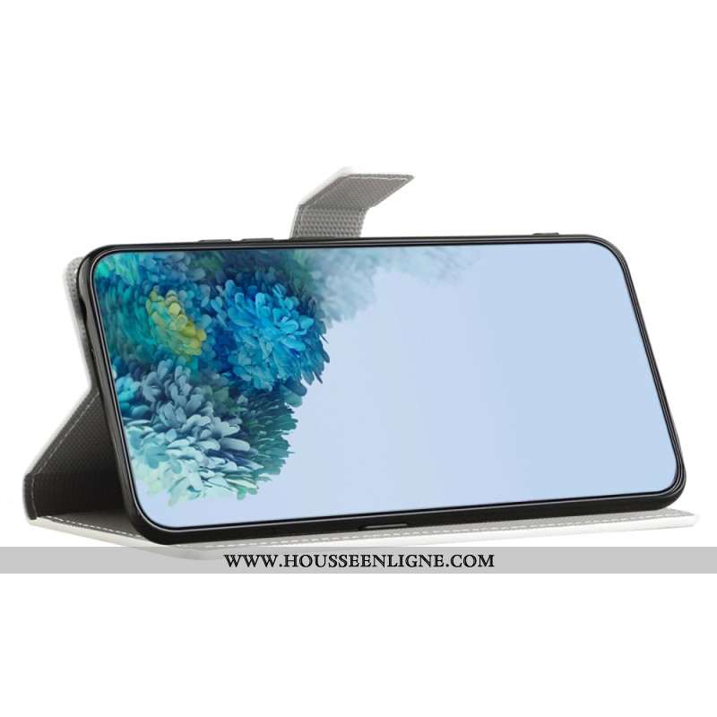 Housse Samsung Galaxy S24 FE Papillon Bleu