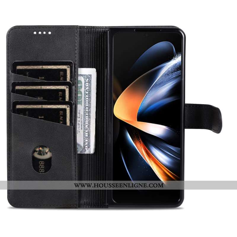 Housse Samsung Galaxy Z Fold 6 Style Cuir AZNS
