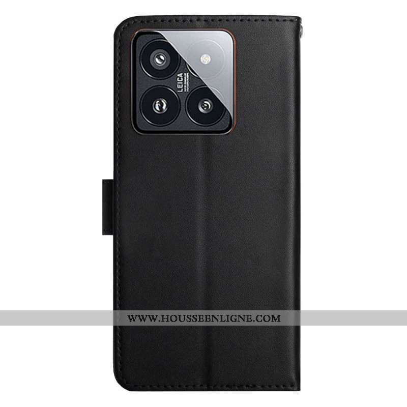 Housse Xiaomi 14 Pro Cuir Nappa