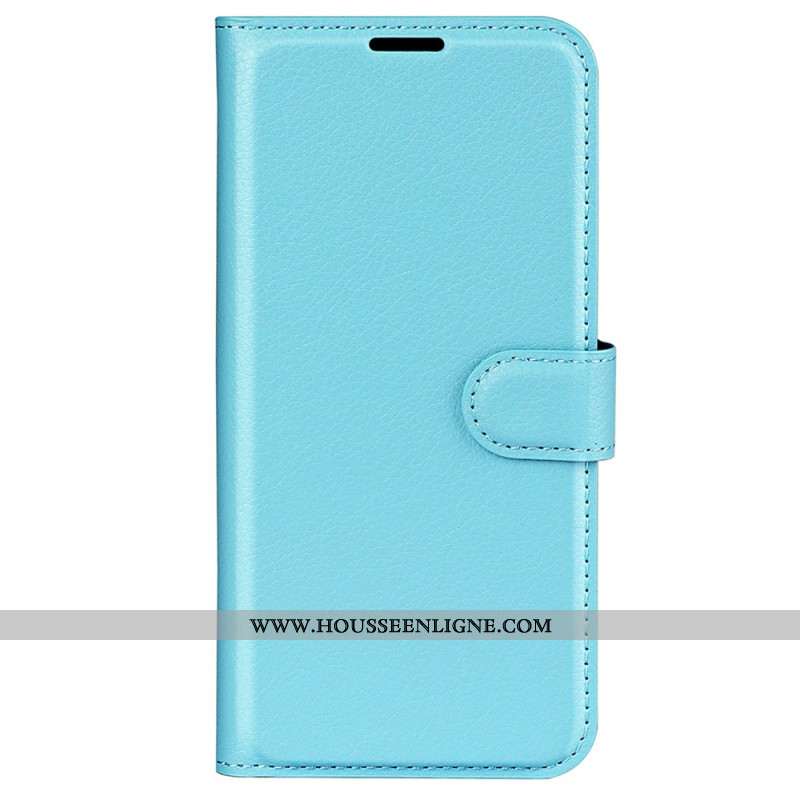 Housse Xiaomi 14 Simili Cuir Litchi Classique
