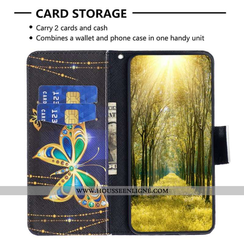 Housse Xiaomi Redmi Note 13 5G Papillons Bijoux