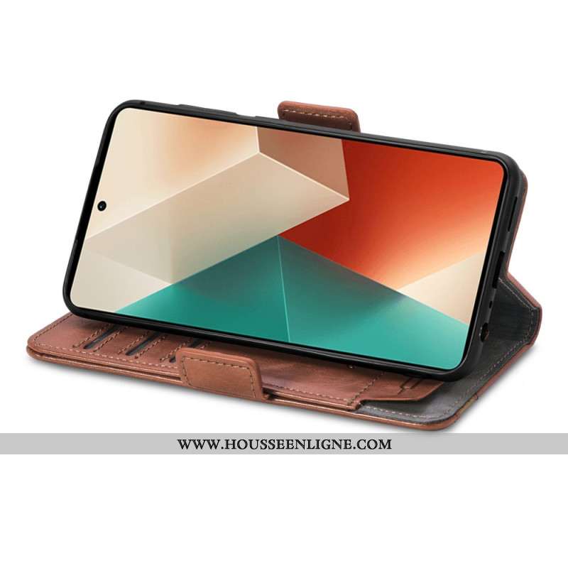 Housse Xiaomi Redmi Note 13 Pro 4G / 5G / Poco X6 5G / M6 Pro 4G Portefeuille Blocage RFID CASENEO