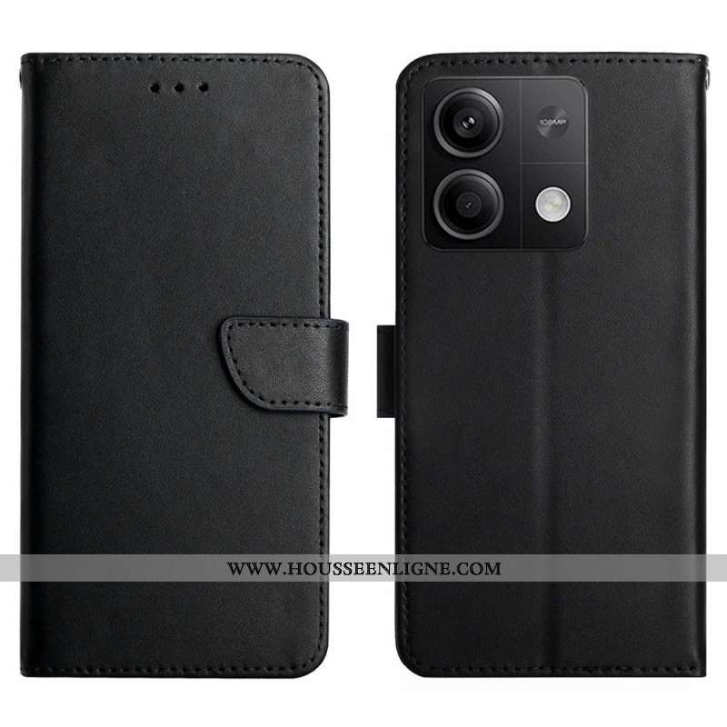 Housse Xiaomi Redmi Note 13 Pro 4G / Poco M6 Pro 4G Cuir Nappa