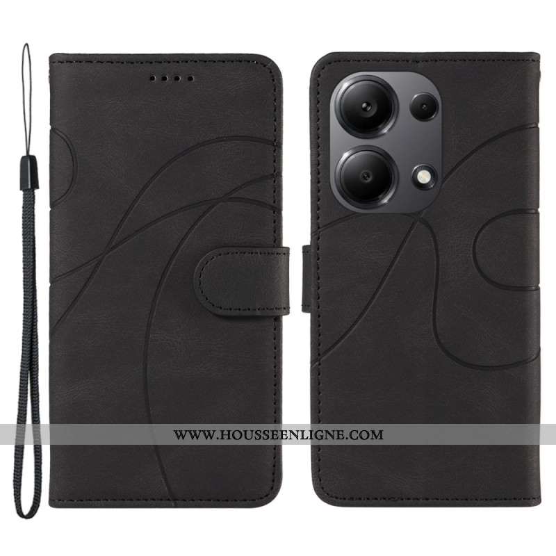 Housse Xiaomi Redmi Note 13 Pro 4G / Poco M6 Pro 4G Lignes Ondulés