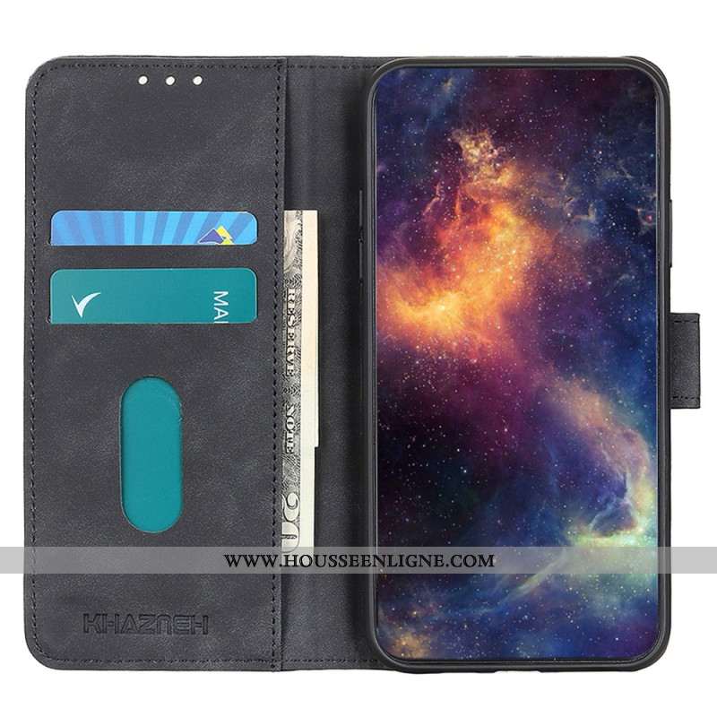Housse Xiaomi Redmi Note 13 Pro 5G / Poco X6 5G Simili Cuir Rétro KHAZNEH