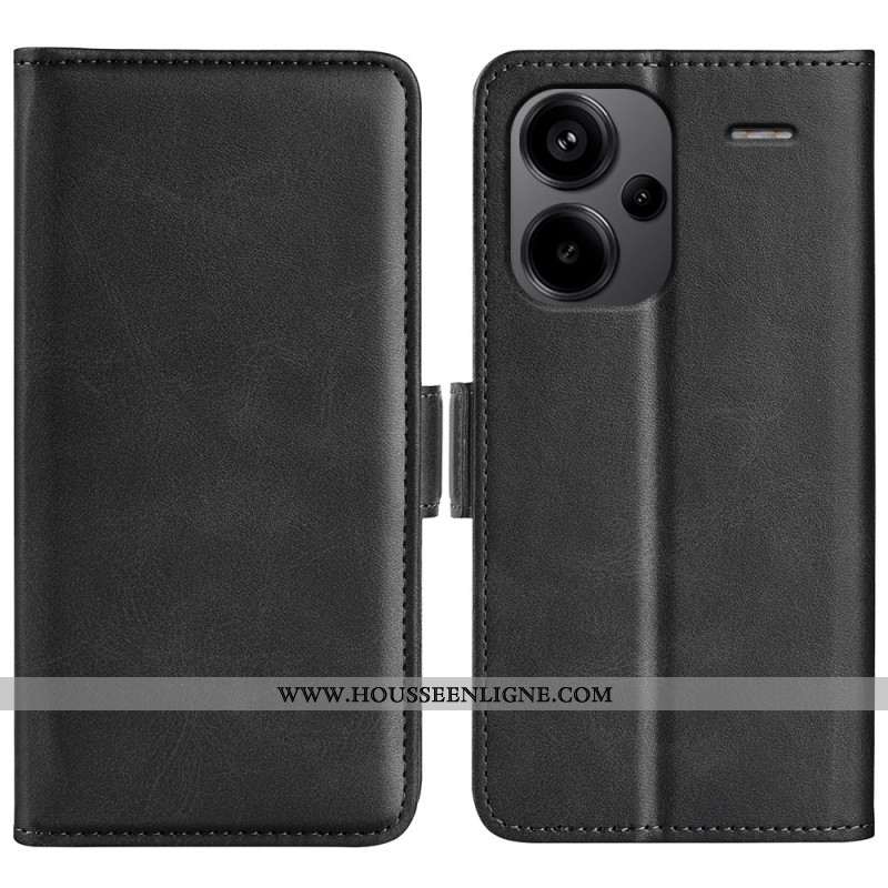 Housse Xiaomi Redmi Note 13 Pro Plus 5G Double Fermeture