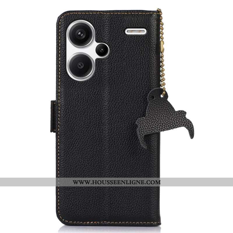 Housse Xiaomi Redmi Note 13 Pro Plus 5G Portefeuille Bloqueur RFID