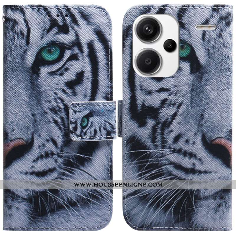 Housse Xiaomi Redmi Note 13 Pro Plus 5G Tigre Blanc