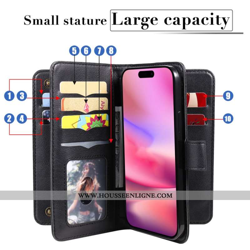 Housse iPhone 16 Multi Porte-Cartes