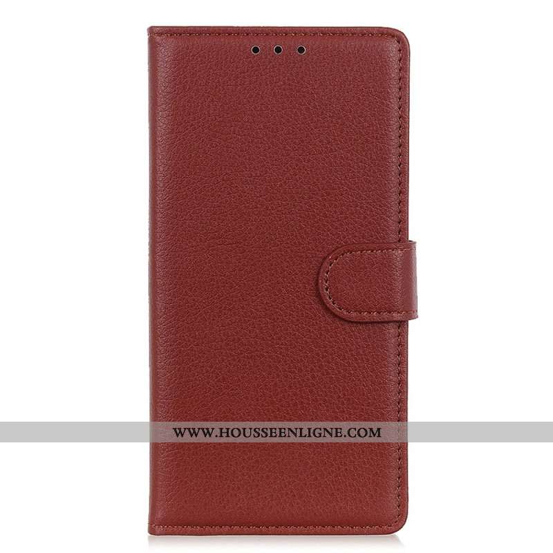 Housse iPhone 16 Simili Cuir Traditionnel
